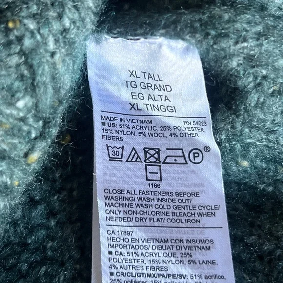 Old Navy Forest Green Women's Cardigan - Picture 3 of 8